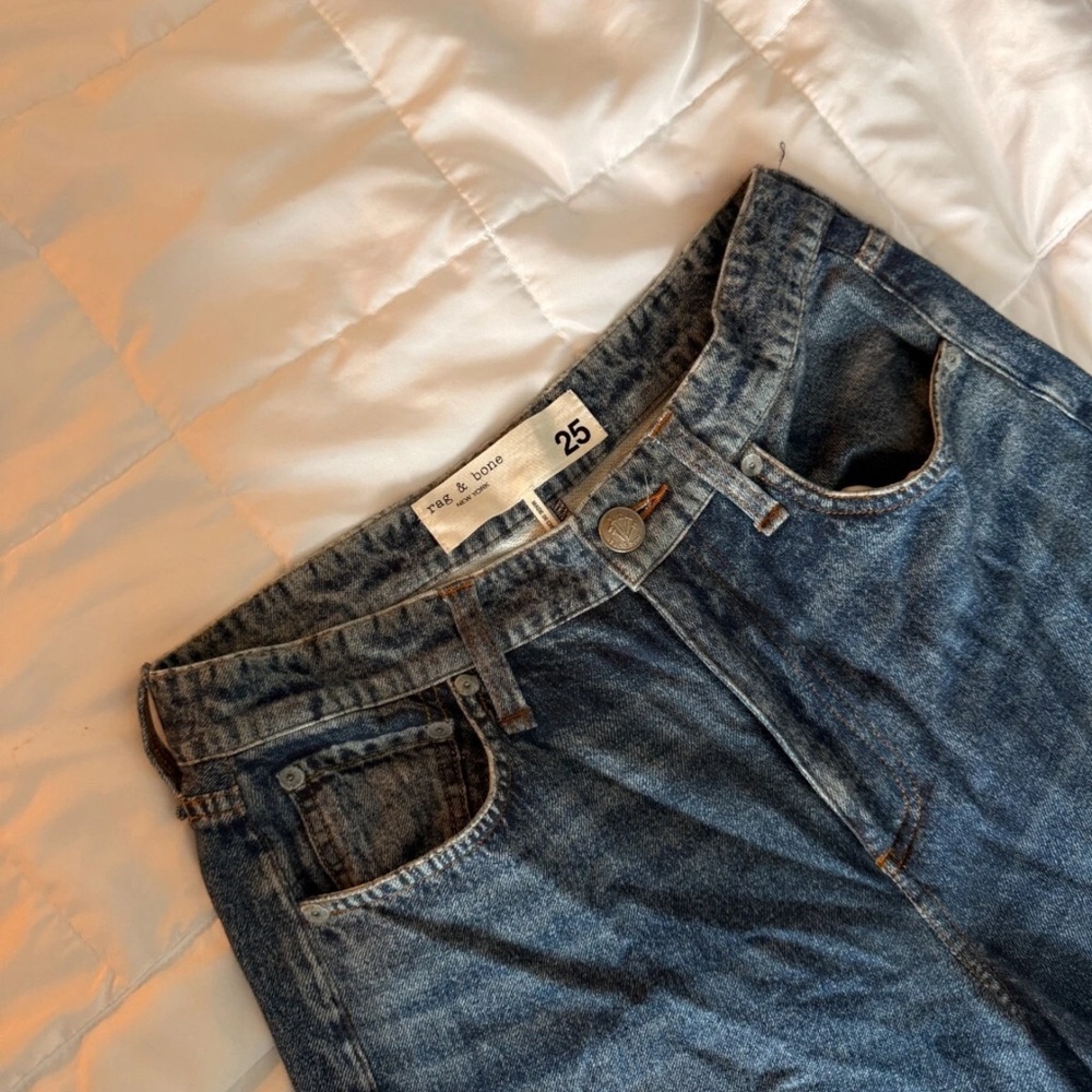 rag & bone Miramar Sofie Wide-Leg Jeans in Kimber - Picture 8 of 9